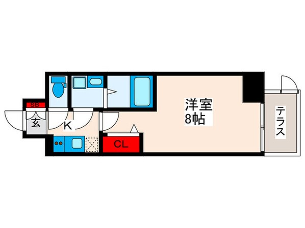 ＧＲＡＮ　ＰＡＳＥＯ田端Ｄの物件間取画像